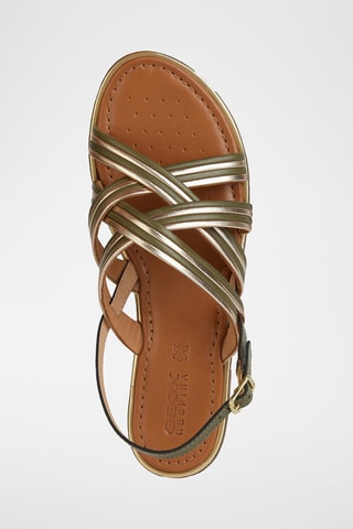 Sandales en cuir Sozy Plus - Kaki