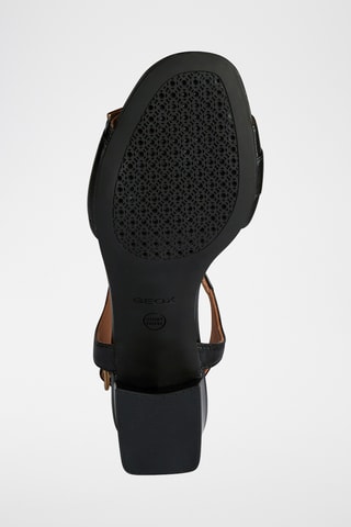 Sandales à talons en cuir New Eraklia 50  - Noir