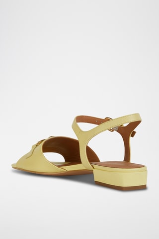 Sandales en cuir New Eraklia 15  - Jaune