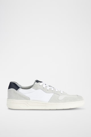 Sneakers en cuir Magnete - Blanc et gris