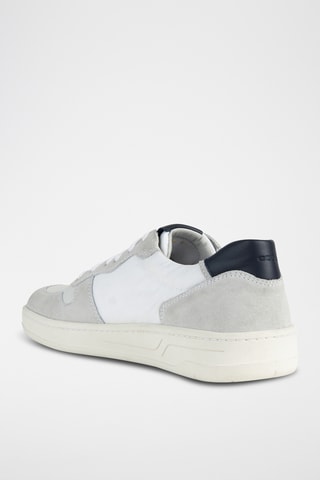 Sneakers en cuir Magnete - Blanc et gris