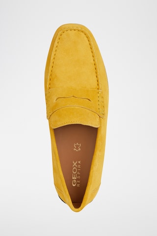 Mocassins en cuir Kosmopolis + Grip  - Jaune