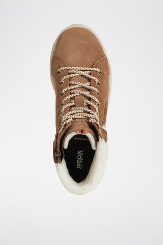 Bottines fourrées en nubuck Rebecca - Marron