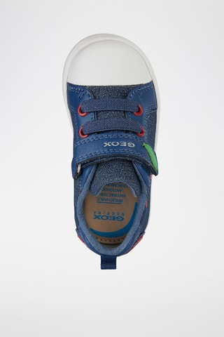 Baskets en cuir - Bleu