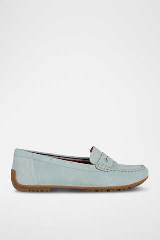 Mocassins en nubuck Kosmopolis +RIP - Bleu
