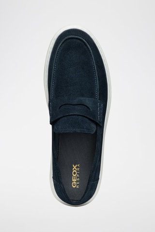 Mocassins en nubuck Deiven - Bleu