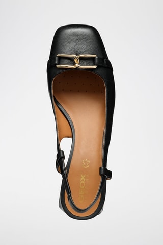 Escarpins en cuir D45D1A00046C9999 - Noir