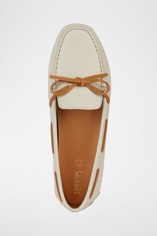 Chaussures bateau en cuir Kosmopolis +RIP - Beige