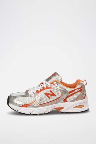 Baskets MR530 - Blanc et orange