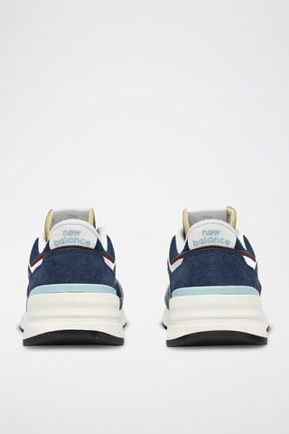 Baskets en nubuck 997  - Blanc et gris