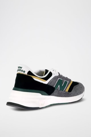 Baskets en nubuck 997  - Gris et noir