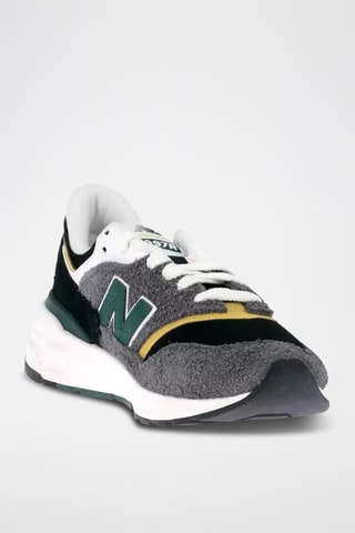 Baskets en nubuck 997  - Gris et noir