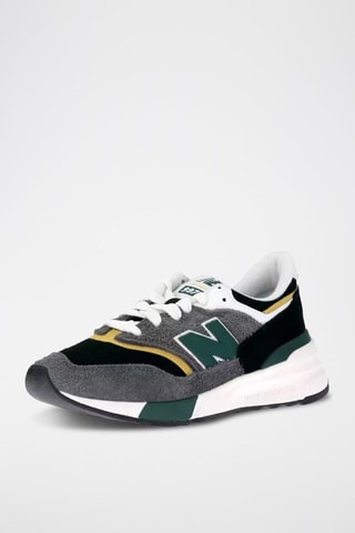 Baskets en nubuck 997  - Gris et noir