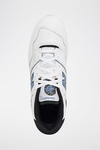Sneakers en cuir 550  - Blanc, bleu et noir