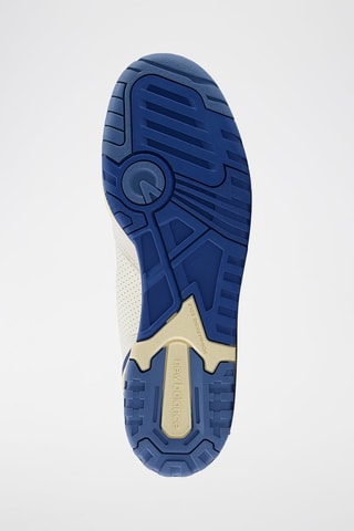 Sneakers en cuir 550  - Blanc, bleu et jaune