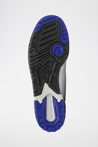 Sneakers en cuir 550 - Blanc et bleu