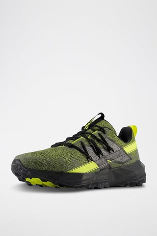 Baskets en nubuck 327 - Noir et vert