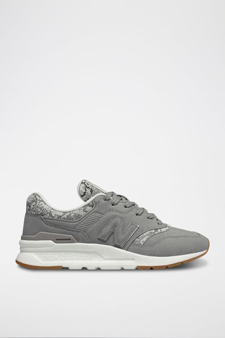 Sneakers en nubuck 997 - Blanc et gris