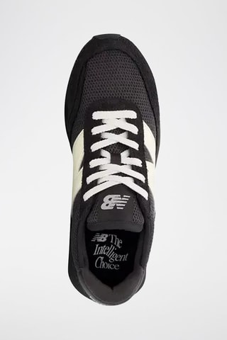 Baskets en cuir U370 - Beige et noir