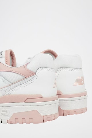 Baskets en cuir 550  - Blanc et rose