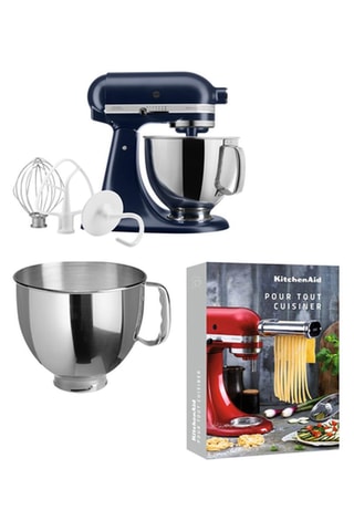 Robot pâtissier multifonctions Artisan 5KSM125EIB, bol en acier inoxydable et livre "Pour tout cuisine" - 4,8 l