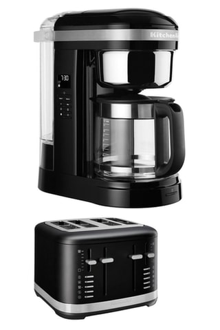 Tostadora con 4 ranuras y cafetera - 1,7 l