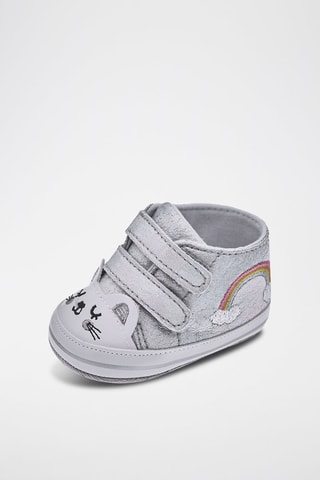 Pantoffels met Oortjes - Zilverkleurig