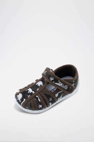 Sandalen Kaki en Zwart