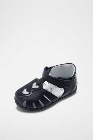Leren Sandalen Marineblauw