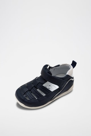 Leren Sandalen Marineblauw