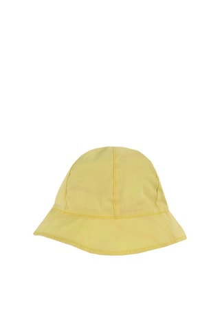 Dubbelzijdig Bobhoedje Wit en Geel