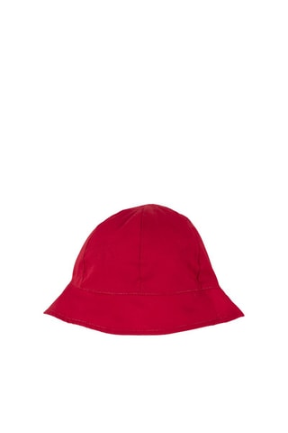 Dubbelzijdig Bobhoedje Wit en Rood