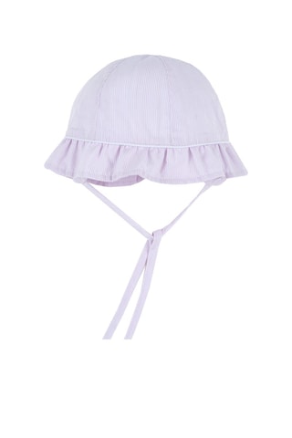 Bobhoedje Wit en Roze