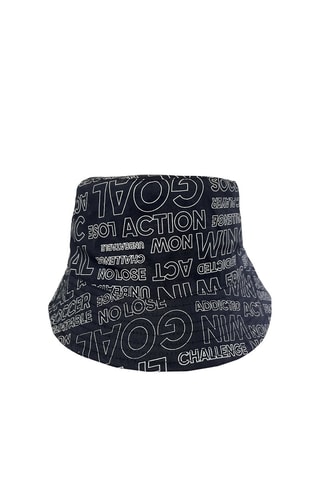 Dubbelzijdig Bobhoedje Marineblauw