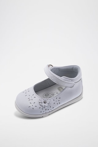 Leren Mary Janes - Wit