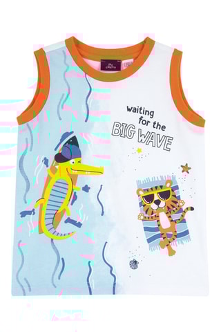 Hemd Wit en Hemelsblauw