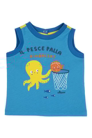 Hemd Indigoblauw en Geel