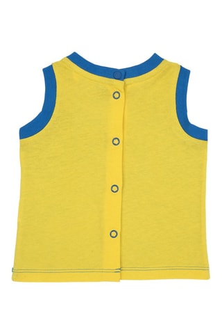 Hemd Indigoblauw en Geel