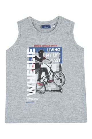 Hemd - Gemêleerd Lichtgrijs