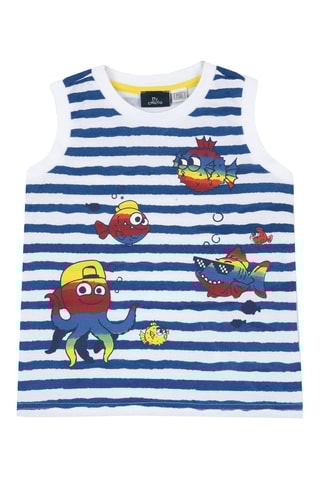 Hemd Wit en Kobaltblauw