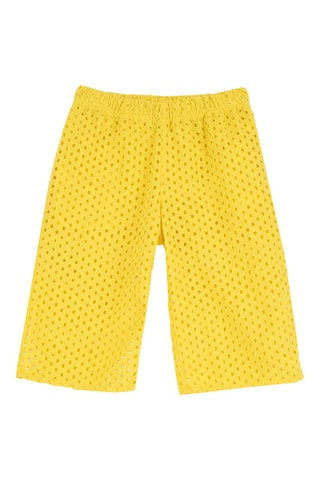 Broek met Engelse borduursels - Geel