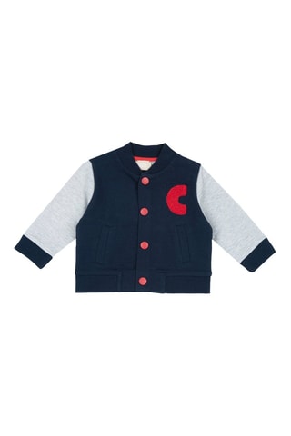 Baseball Jasje - Marineblauw en Rood