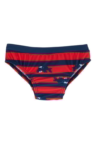Zwembroek Marineblauw en Rood