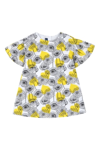 Jurk - Ecru en Zwart