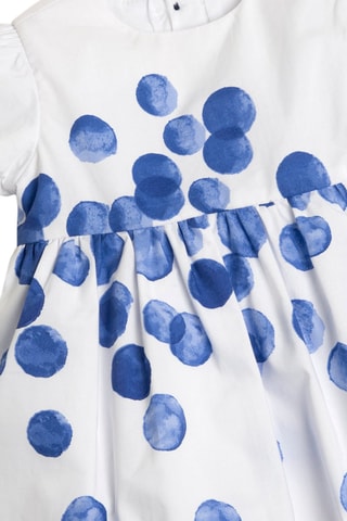 Jurk Wit en Marineblauw