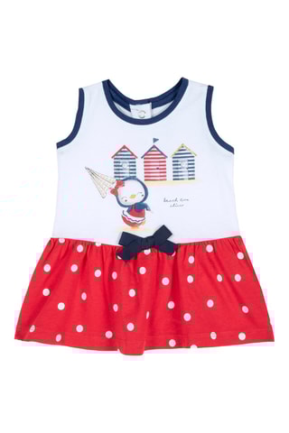 Jurk   Rood en Blauw