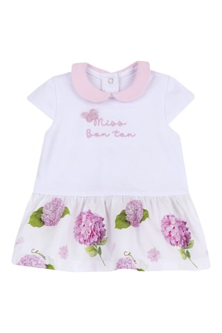 Jurk Wit en Lichtroze