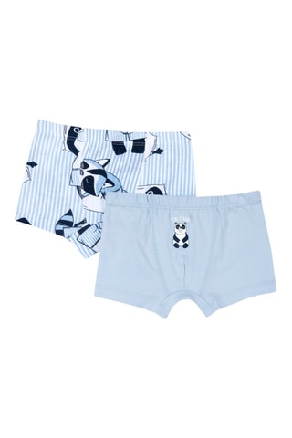 2 Boxers - Lichtblauw