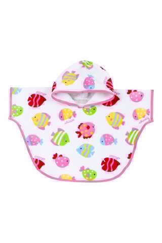 Badcape met Capuchon - Wit