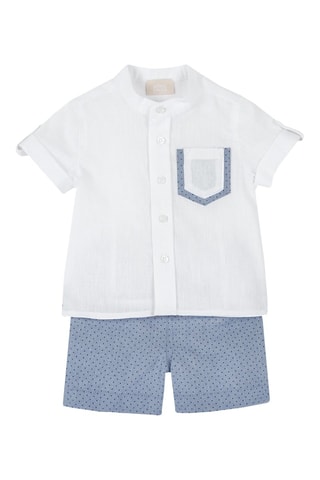 Overhemd en Short - Wit